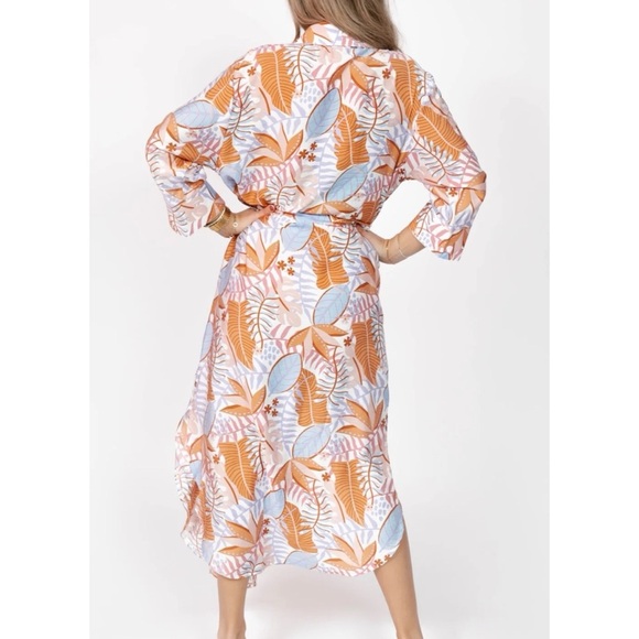 Smash + Tess Out of Office Duster Tropical Print - Picture 2 of 14